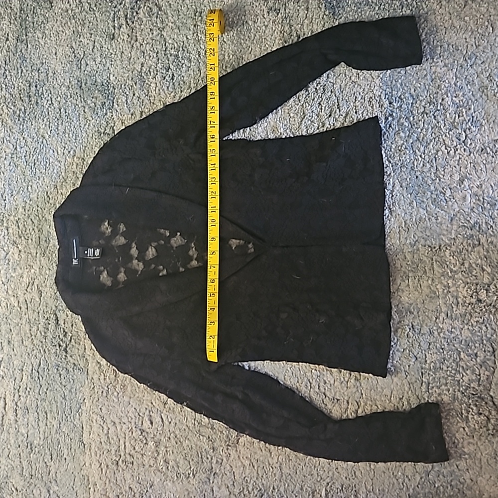 INC Lace clasp blazer
